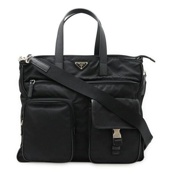 Pre Loved prada Men black | black Briefcases - Picture 1 of 8